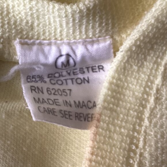 Line Two Womens Yellow Knitted Maxi Long Shift Dress Size M Short Sleeve Pull-on - Picture 7 of 9